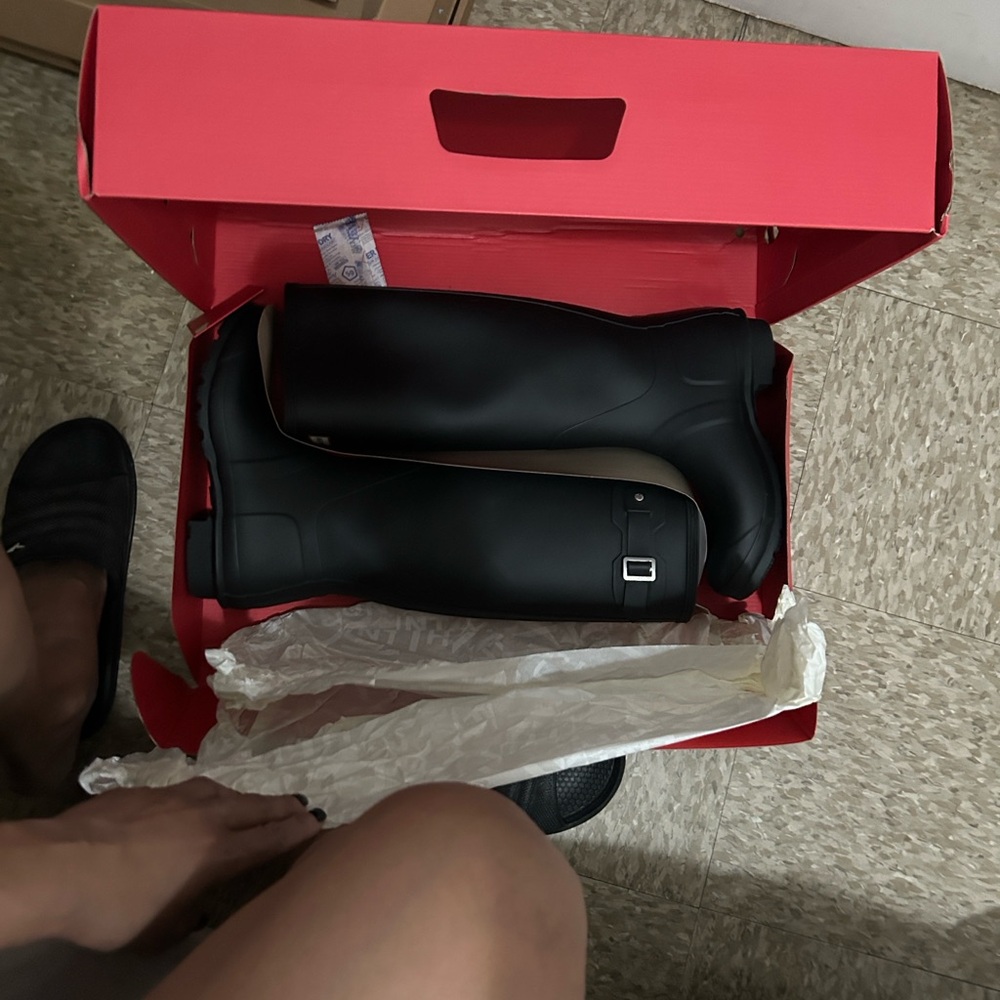 Hunter Black Women's Winter & Rain Boots